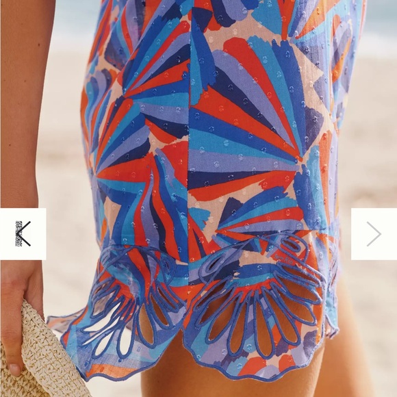 FARM Rio Blue and Red Dress - Picture 4 of 6